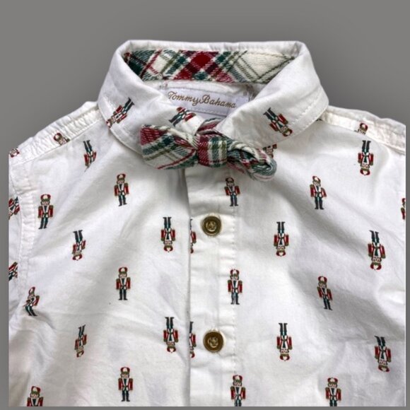 Tommy Bahama Nutcracker Holiday Button-Up Shirt size 18 Months - Picture 7 of 8